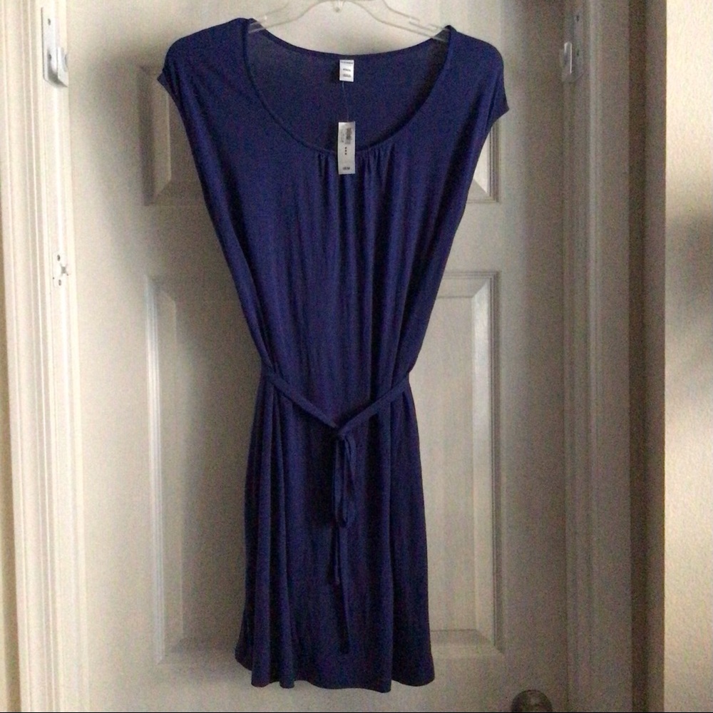 NEW OLD NAVY KNIT TIE DRESS MED